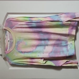 PINK Victoria Secret Tie Dye Sweatshirt Size M